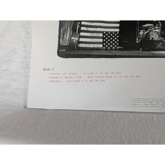 Rage Against The Machine Live On Tour 1993 RSD Vinyl - Picture 5 of 14